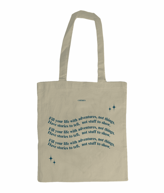 Fill your life with adventures - Organic Tote