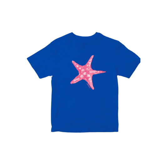 Pink Seastar baby tee - Summer '25